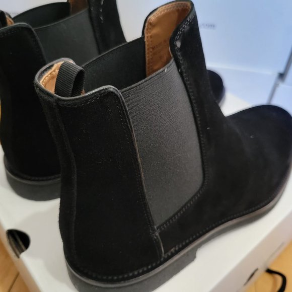 Aldo Men's Bentworth in Black Leather Chelsea Boots. - Picture 7 of 9